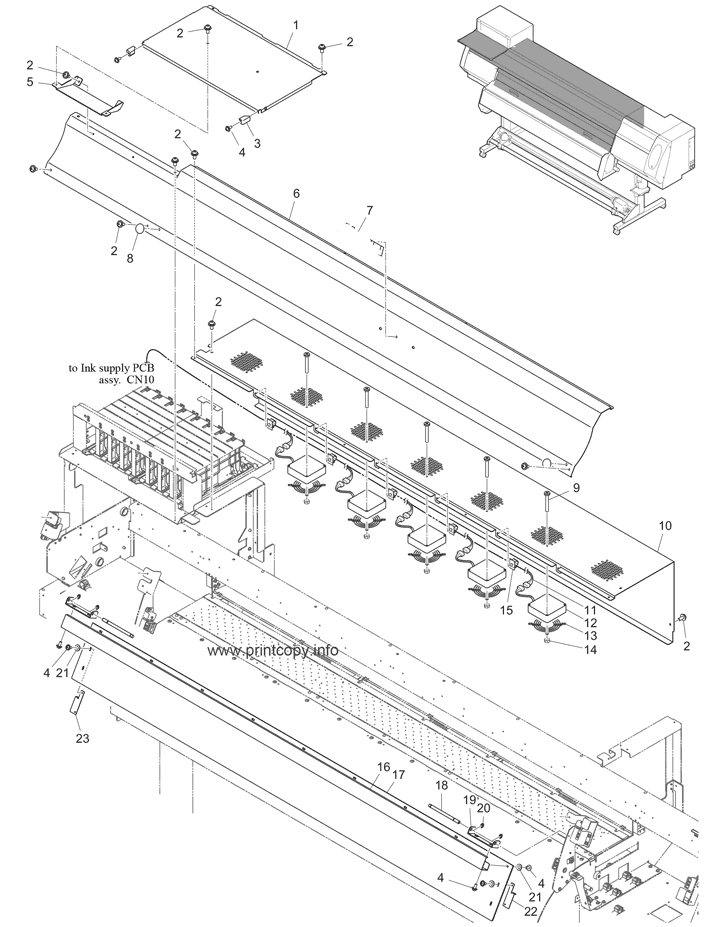 COVER, KEYBOARD ASSY. -2/3
